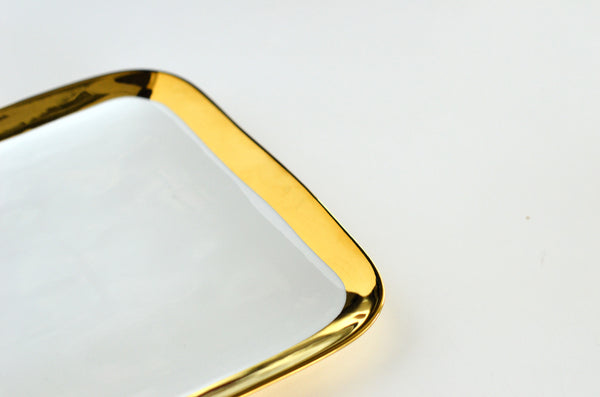 FABLE Eden Rect Platter - GOLD