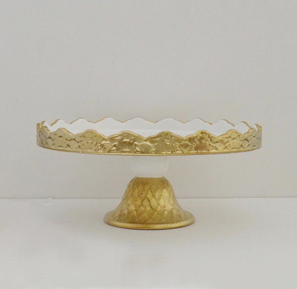 FABLE Gold Cake Stand, 11.75"