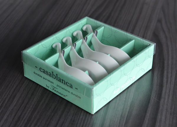 Casablanca 4 Piece Ceramic Spoon Set