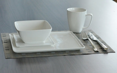 Flush Dinnerware Set, 16 Pieces