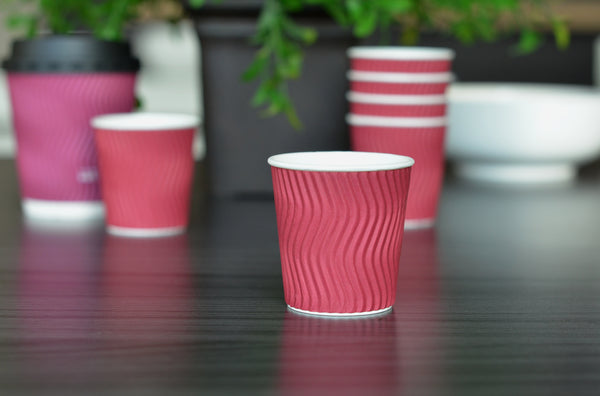 4oz/118ml Red Ripple Cup,1000ct