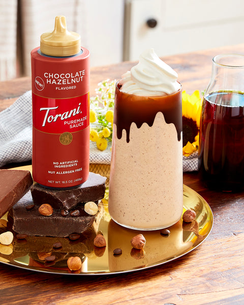 TORANI Puremade Chocolate Hazelnut Sauce 16.5oz