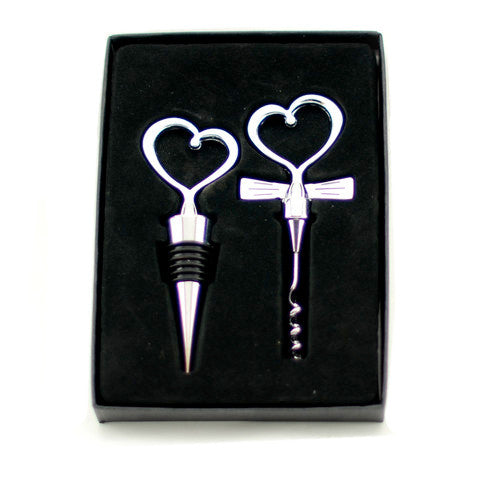 Two Piece Corkscrew & Winestopper Gift Set