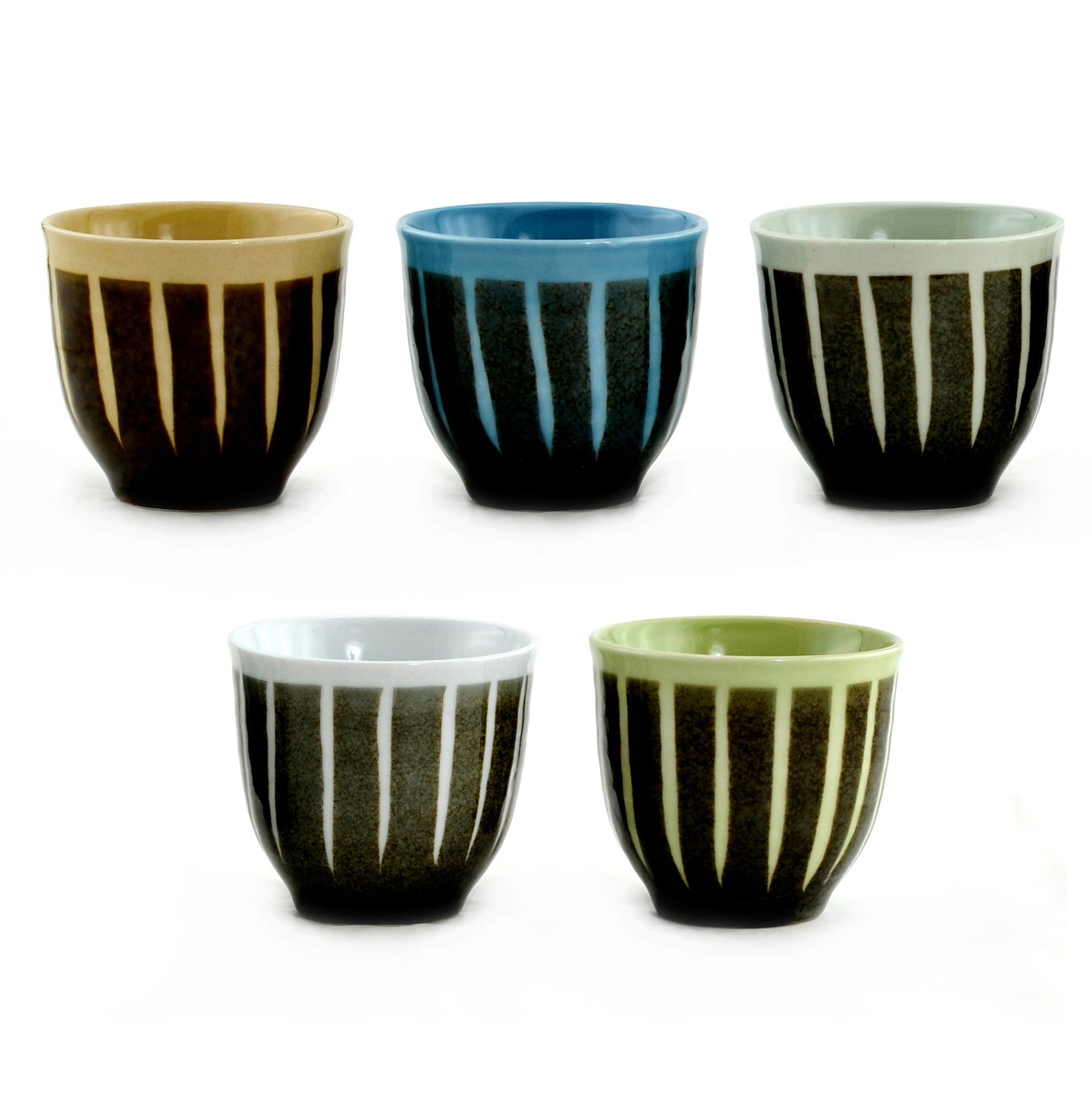 Five Piece Glaze Cup Set, 5oz