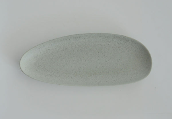 Della Terra Long Platter 12.5", Speckled Grey