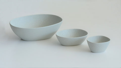 Della Terra Serving Bowl, Speckled Grey (3 sizes)