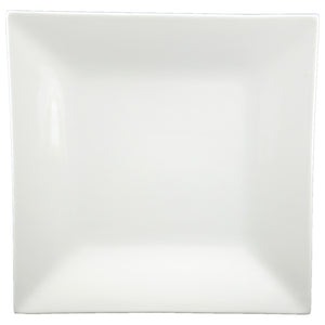 White Tie Classic Square Plate, 10"