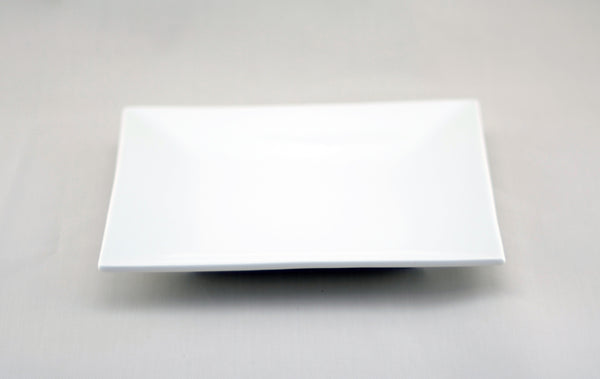 White Tie Classic Square Plate, 10"