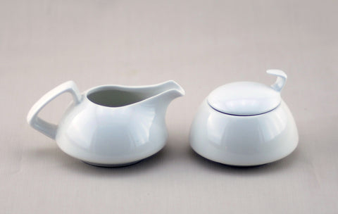 White Tie Cogsworth Sugar Pot & Creamer, 5" (Set of 2)