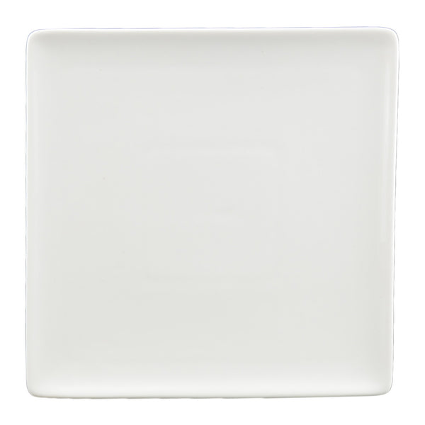 White Tie Flush Square Plate, 7"