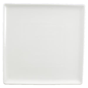 White Tie Flush Square Plate, 8"