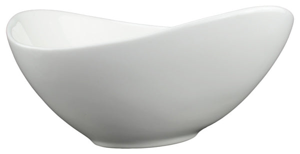 White Tie Wave Bowl, Small, 5.5"L, Set of 2