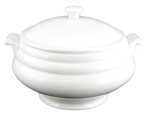 White Tie Soup Tureen with Lid
