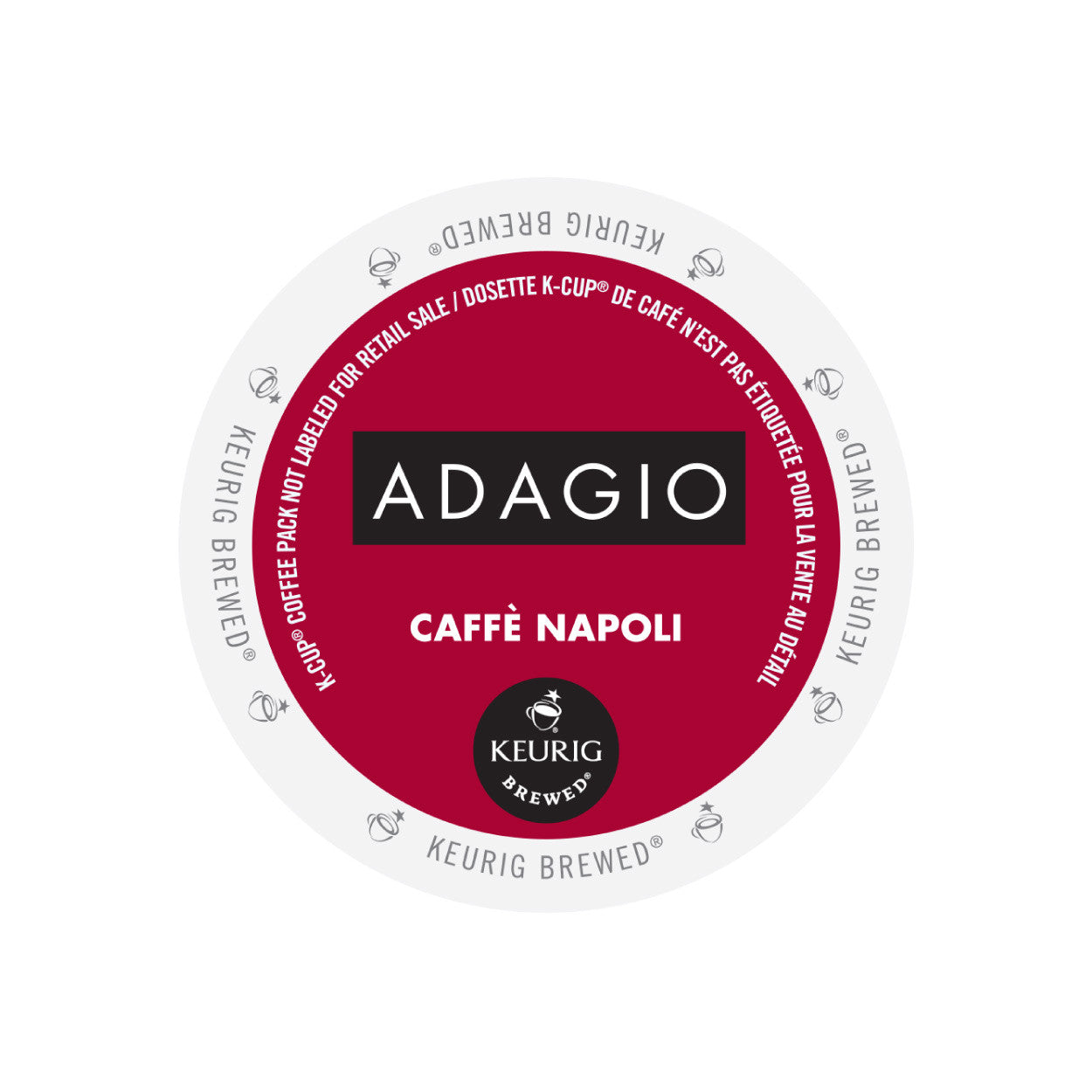 Adagio Caffè Napoli Single Serve K-Cup® Coffee, 96 Pack
