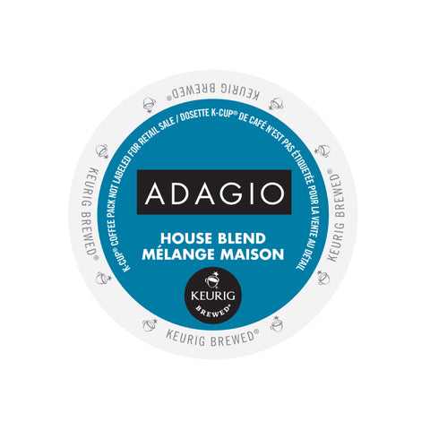 Adagio House Blend Single Serve K-Cup® Coffee, 96 Pack