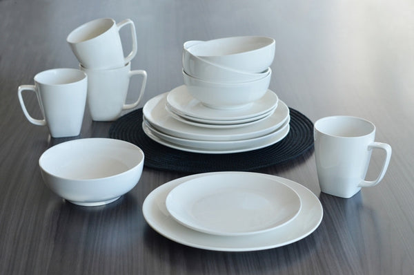 Coupe Dinnerware Set, 16 Pieces