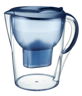 Aquavero Water Filter Pitcher, Aspen Blue