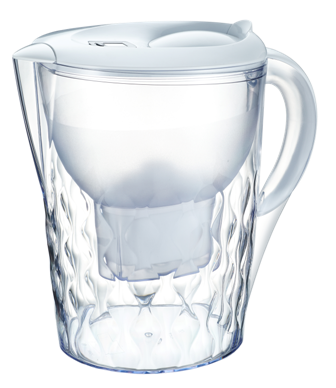Aquavero Water Filter Pitcher, Everest White
