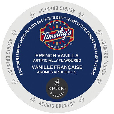 Timothy's® French Vanilla Single Serve K-Cup®, 96 Pack