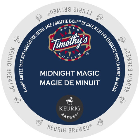 Timothy's® Midnight Magic Extra Bold Single Serve K-Cup®, 96 Pack