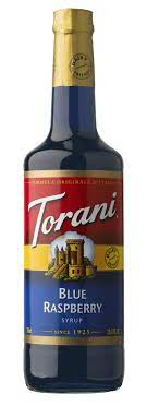 Torani Blue Raspberry Syrup, 750ml PET