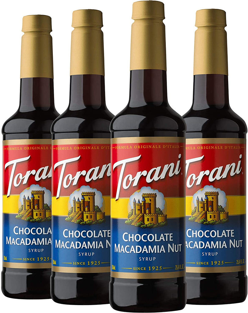 Torani Chocolate Macadamia Nut Syrup, 750ml PET Kitchen Baron