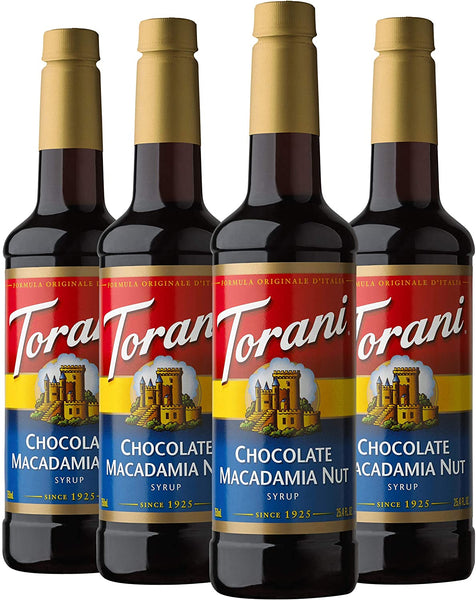 Torani Chocolate Macadamia Nut Syrup, 750ml PET