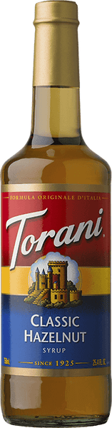 Torani Hazelnut Classic Syrup, 750ml PET