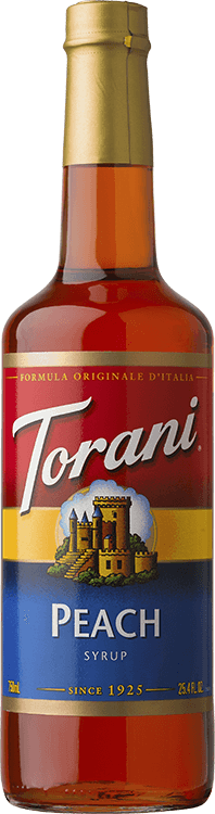 Torani Peach Syrup, 750ml PET