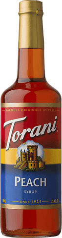 Torani Peach Syrup, 750ml PET