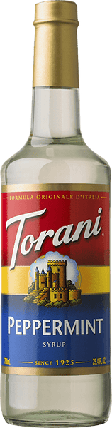 Torani Pepperment Syrup, 750ml PET