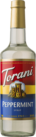 Torani Pepperment Syrup, 750ml PET