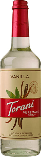 Torani Puremade Vanilla Syrup, 750ml PET