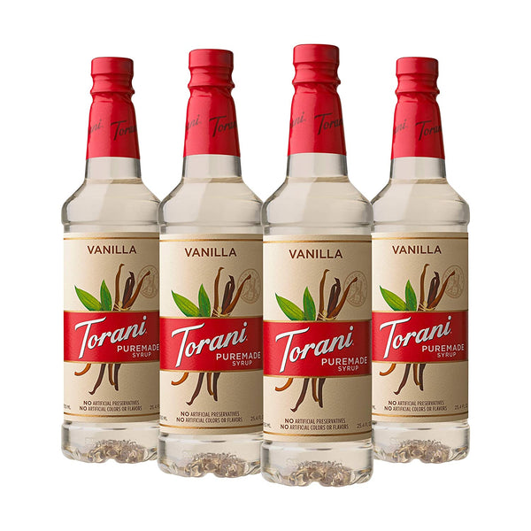 Torani Puremade Vanilla Syrup, 750ml PET