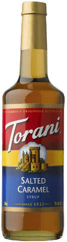 Torani Salted Caramel Syrup, 750ml PET