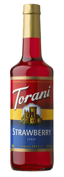 Torani Strawberry Syrup, 750ml PET