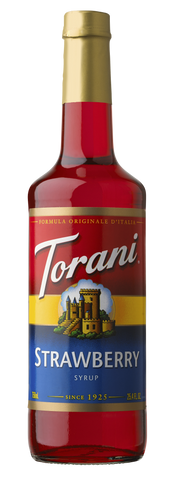 Torani Strawberry Syrup, 750ml PET