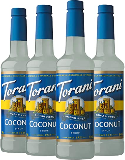 Torani Sugar-Free Coconut Syrup, 750ml PET