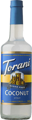 Torani Sugar-Free Coconut Syrup, 750ml PET