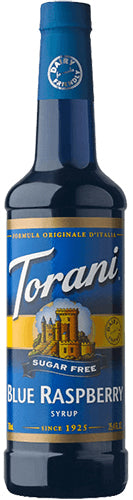 Torani Sugar-Free Blue Raspberry Syrup, 750ml PET