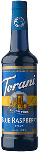 Torani Sugar-Free Blue Raspberry Syrup, 750ml PET