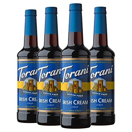 Torani Sugar-Free Irish Cream Syrup, 750ml PET