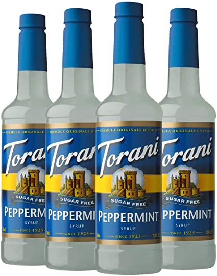 Torani Sugar-Free Peppermint Syrup, 750ml PET