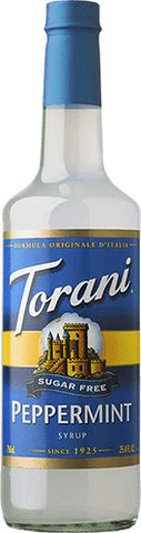 Torani Sugar-Free Peppermint Syrup, 750ml PET