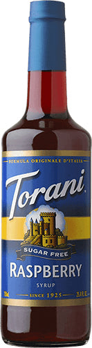 Torani Sugar-Free Raspberry Syrup, 750ml PET