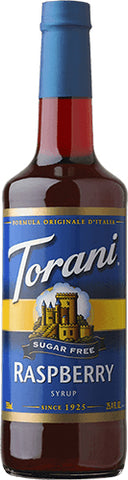 Torani Sugar-Free Raspberry Syrup, 750ml PET