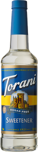 Torani Sugar-Free Sweetener Syrup, 750ml PET