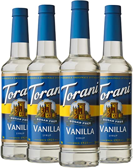 Torani Sugar-Free Vanilla Syrup, 750ml PET