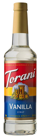 Torani Vanilla Syrup, 750ml PET